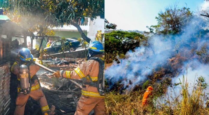 Incendios registrados en El Salvador