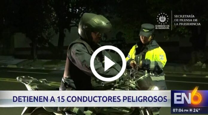 Detenciones y controles vehiculares a nivel nacional