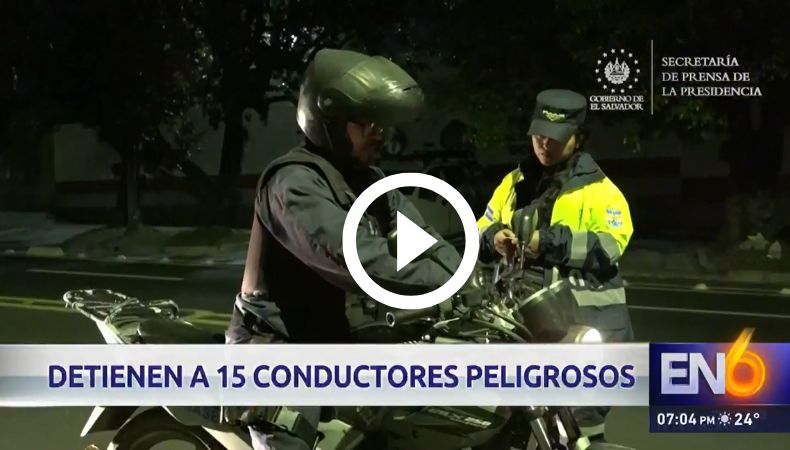 Detenciones y controles vehiculares a nivel nacional