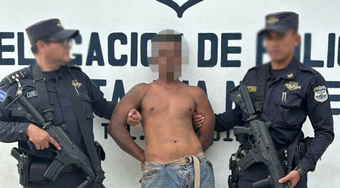 PNC capturó al presunto responsable del homicidio en Santa Ana