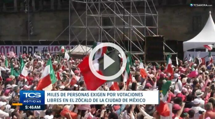 Miles de personas protestan exigiendo “voto libre” en elecciones
