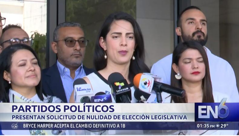 Algunos partidos políticos piden nulidad de elecciones