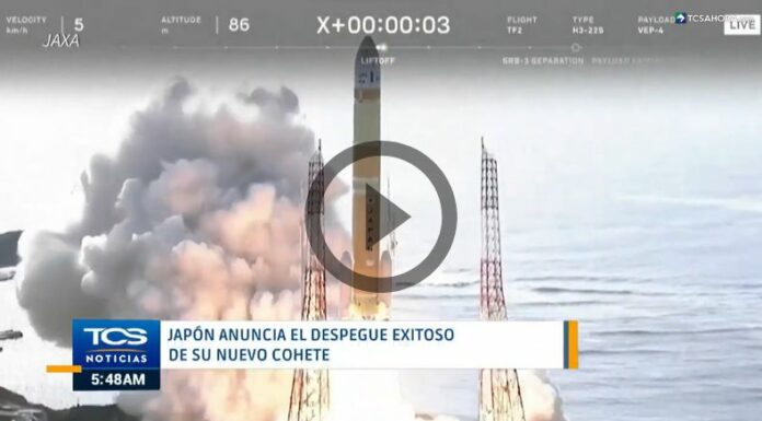 La Agencia Aeroespacial Japonesa lanzó con éxito su cohete espacial insignia H3.