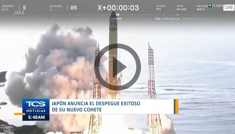Japón lanza nuevo cohete espacial La Agencia Aeroespacial Japonesa lanzó con éxito su cohete espacial insignia H3.