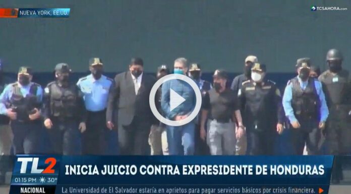 Hoy se inicia el juicio contra el expresidente de Honduras, Juan Orlando Hernández.