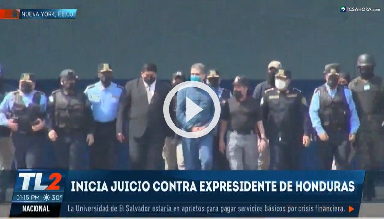 Hoy se inicia el juicio contra el expresidente de Honduras, Juan Orlando Hernández.
