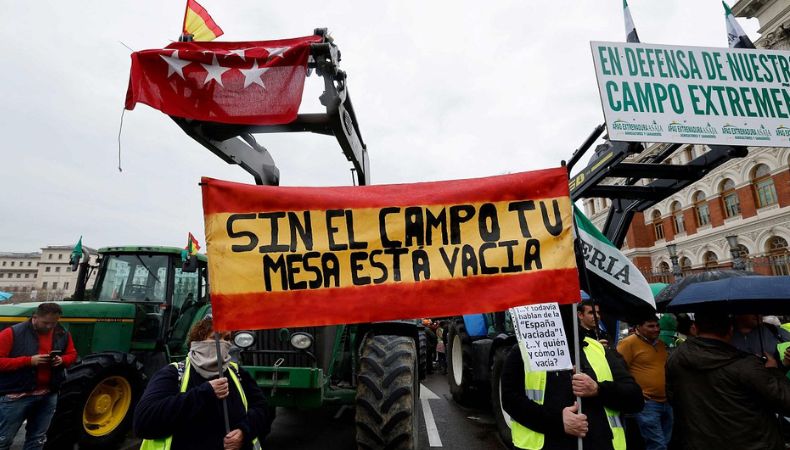 Protestas agrícolas en España