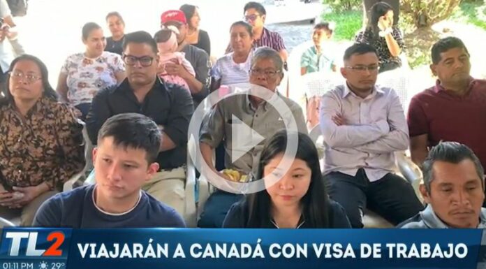Salvadoreños con visas de trabajo