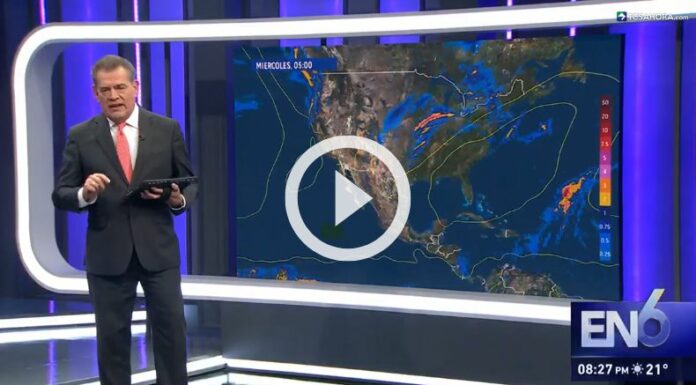 Reporte de las condiciones del clima por Moisés Urbina.