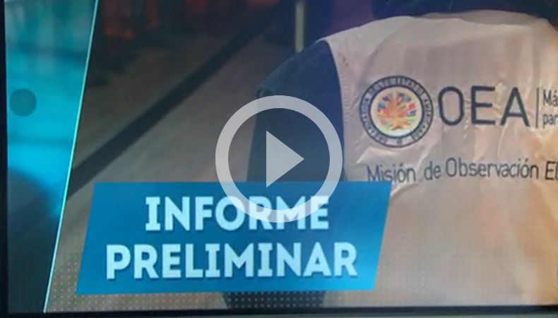 Informe preliminar de la OEA sobre las elecciones El Salvador