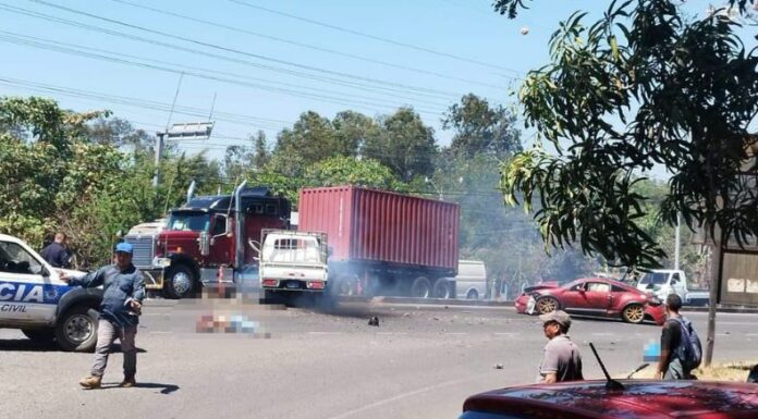 Accidente de tránsito en el desvío de Los Cóbanos