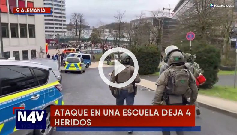 Varios alumnos resultaron heridos tras un ataque con cuchillo en una escuela de Alemania.
