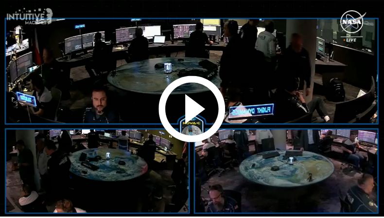 Sonda estadounidense aluniza con éxito