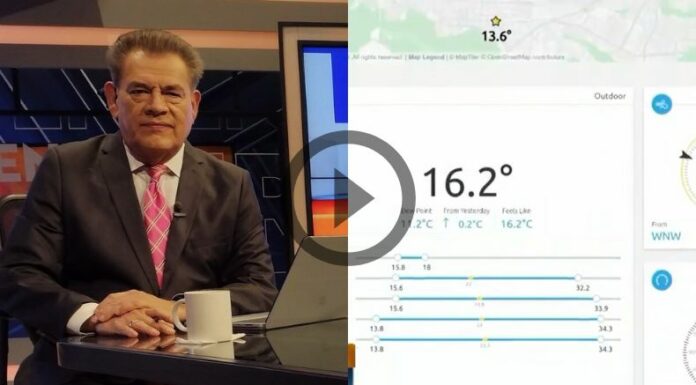 El 23 de febrero se registraron bajas temperaturas en El Salvador.