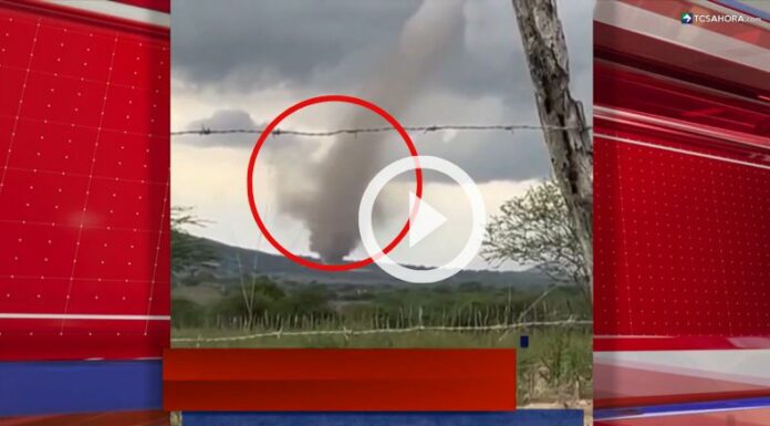 Un tornado, registrado en Brasil, dejó daños en 17 casas