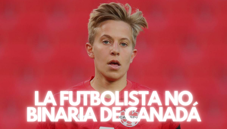 Quinn, la jugadora de Canadá no binaria que se enfrentó a El Salvador Rebeca Quinn, jugadora de Canadá