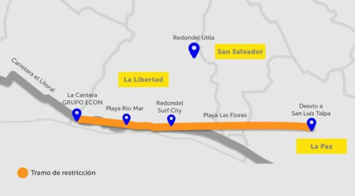 Restricción de carretea Litoral