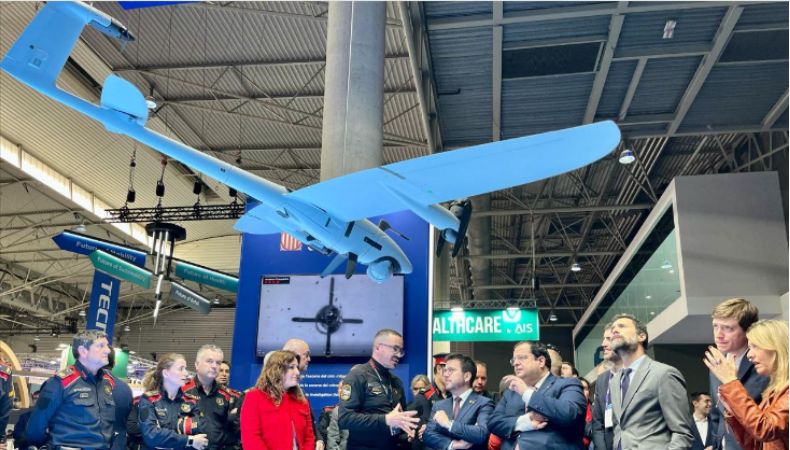 Dron policial de gran suma de dinero