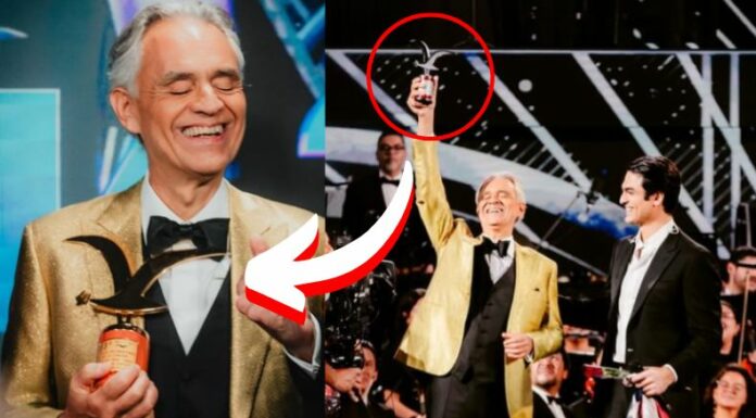 Andrea Bocelli recibe la Gaviota de Oro