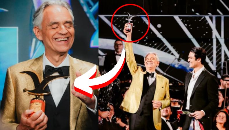 Andrea Bocelli recibe la Gaviota de Oro