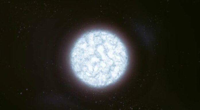 Estrella consume un planeta