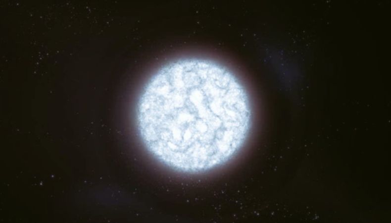 Estrella consume un planeta