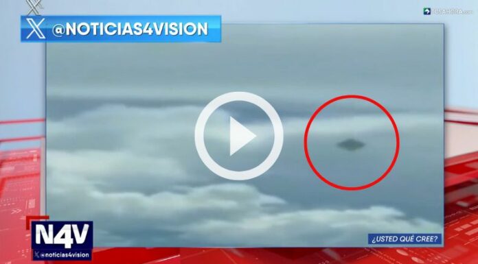 Un piloto captó las imágenes de un supuesto ovni en Colombia.