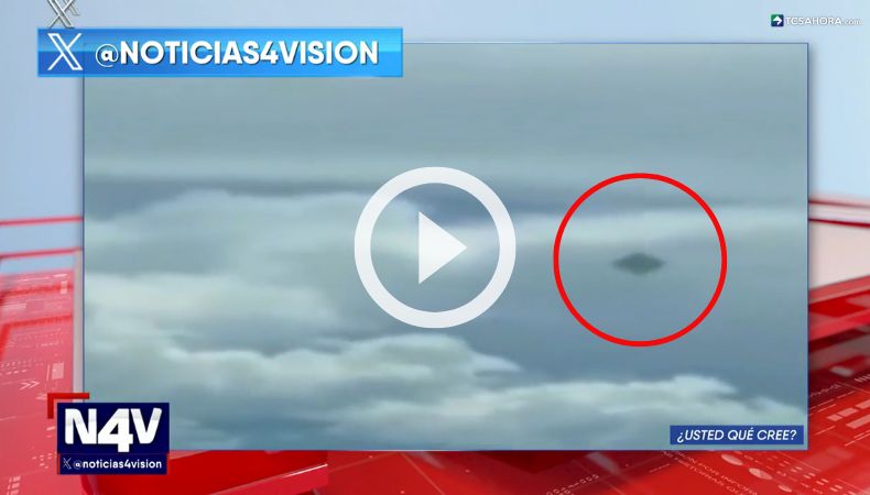 Un piloto captó las imágenes de un supuesto ovni en Colombia.