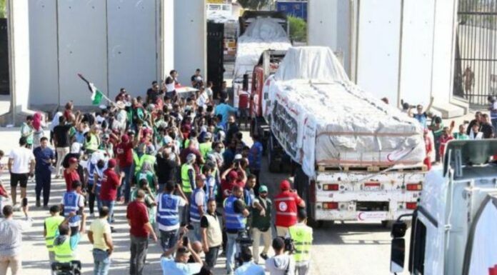 Varios palestinos fallecieron en una entrega de ayuda humanitaria en Gaza.