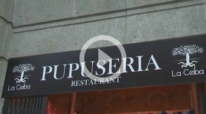 Pupusas en Barcelona, España