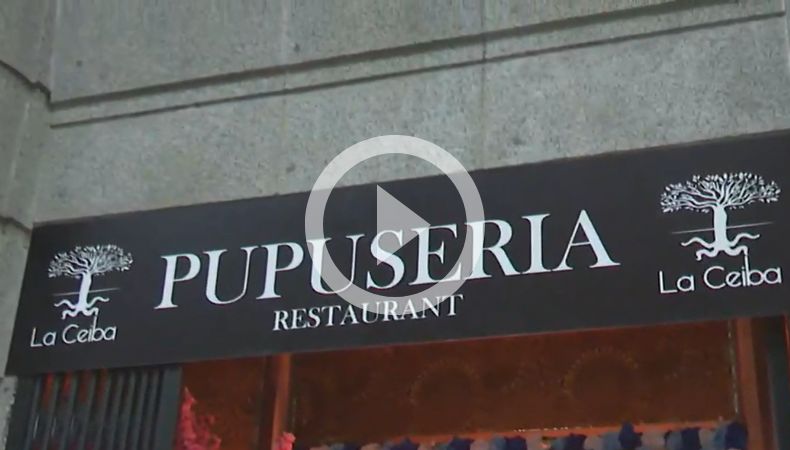 Pupusas en Barcelona, España