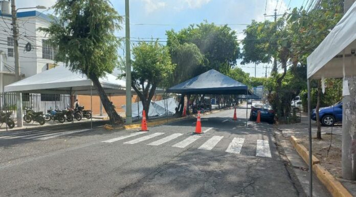cierres de calles para preparar centros de votación