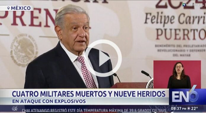Cuatro militares fallecidos tras emboscada en Michoacán.