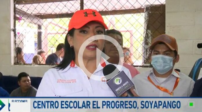 Candidata de GANA. San Salvador Este