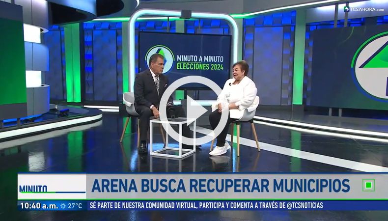 Entrevista a Milagro Navas en el espacio Frente a Frente.