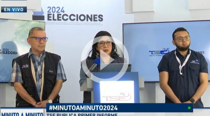 TSE brinda primer balance del proceso de las elecciones