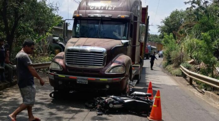 Accidente de tránsito en Usulután