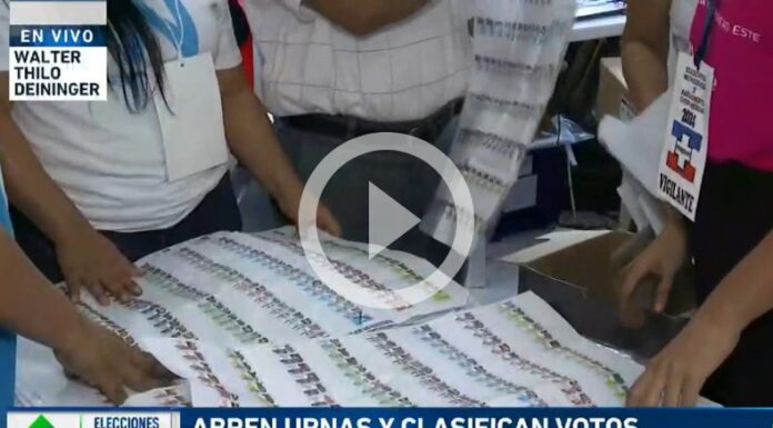 [Video] Abren urnas y clasifican votos a nivel nacional