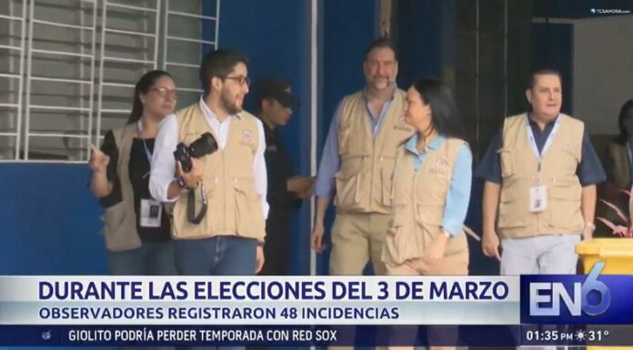 Son 48 señalamientos por parte de la Misión de Observadores Electorales