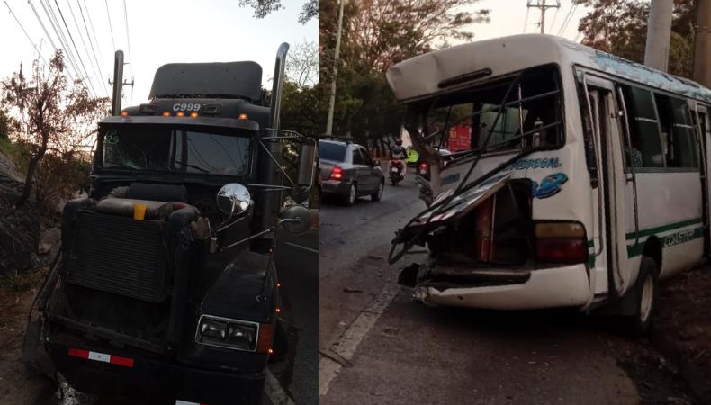 Accidente de tránsito deja lesionados
