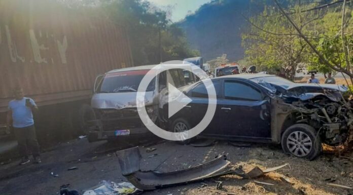 Múltiple accidente en San Vicente