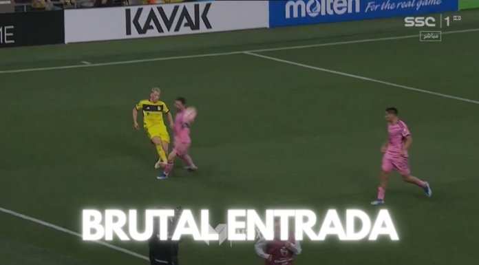 Messi jugando con el Inter Miami