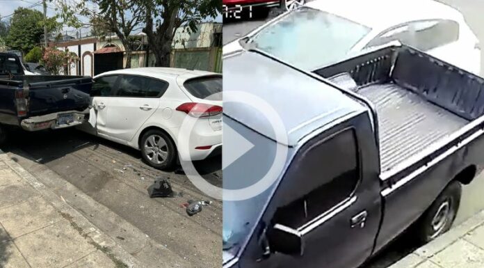 [Video] Capturan a sujeto que generó un accidente en plena persecución