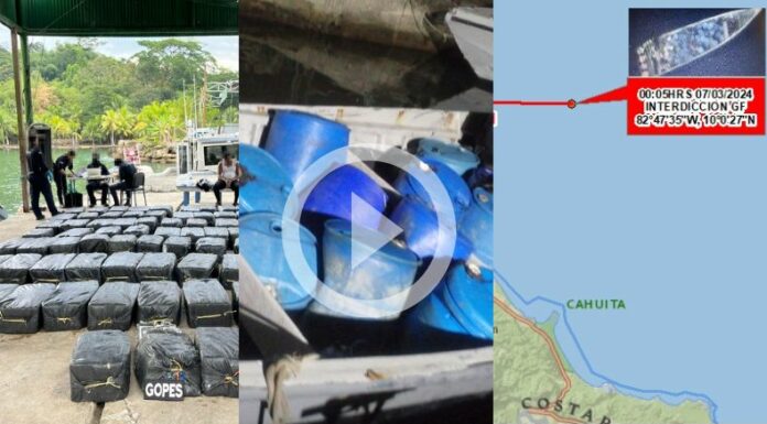 Decomisan Droga en Costa Rica