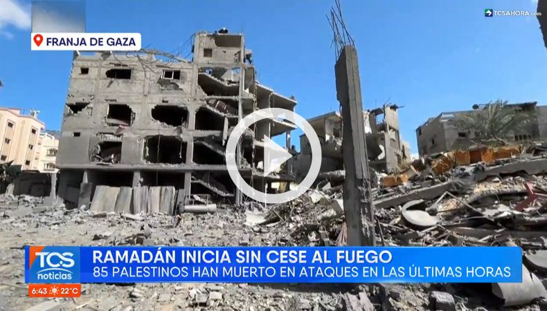 Comienza el Ramadán sin esperanza de cese al fuego en la Franja de Gaza.