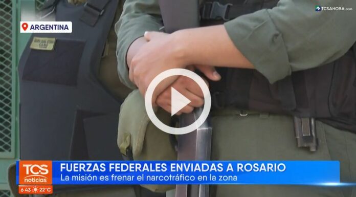 Gobierno de Milei envía fuerzas de seguridad a la ciudad de Rosario.