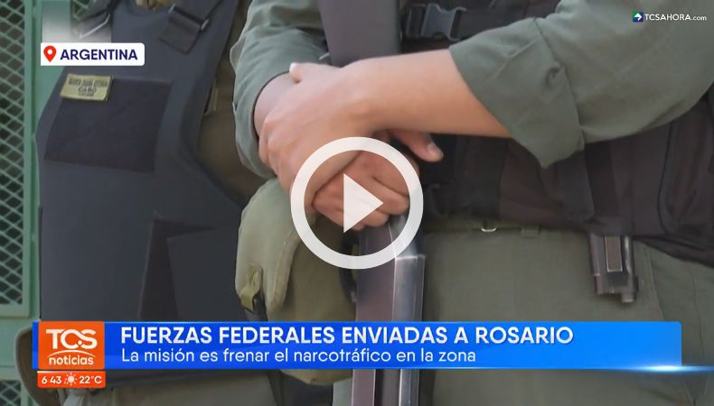 Gobierno de Milei envía fuerzas de seguridad a la ciudad de Rosario.