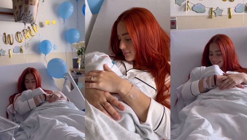 ¡Nicolle Figueroa presenta a su segundo hijo en redes sociales!