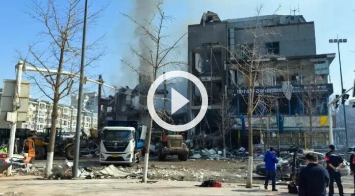 China: Fuerte explosión deja un fallecido y varios heridos.