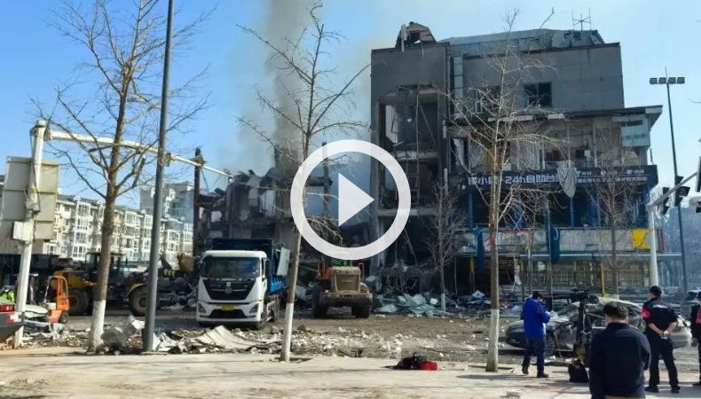 China: Fuerte explosión deja un fallecido y varios heridos.